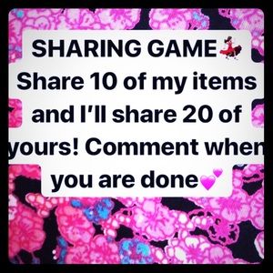 Comment when done, so I can share 20 of your items